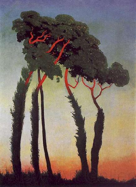  Felix  Vallotton Landscape with Trees Spain oil painting art